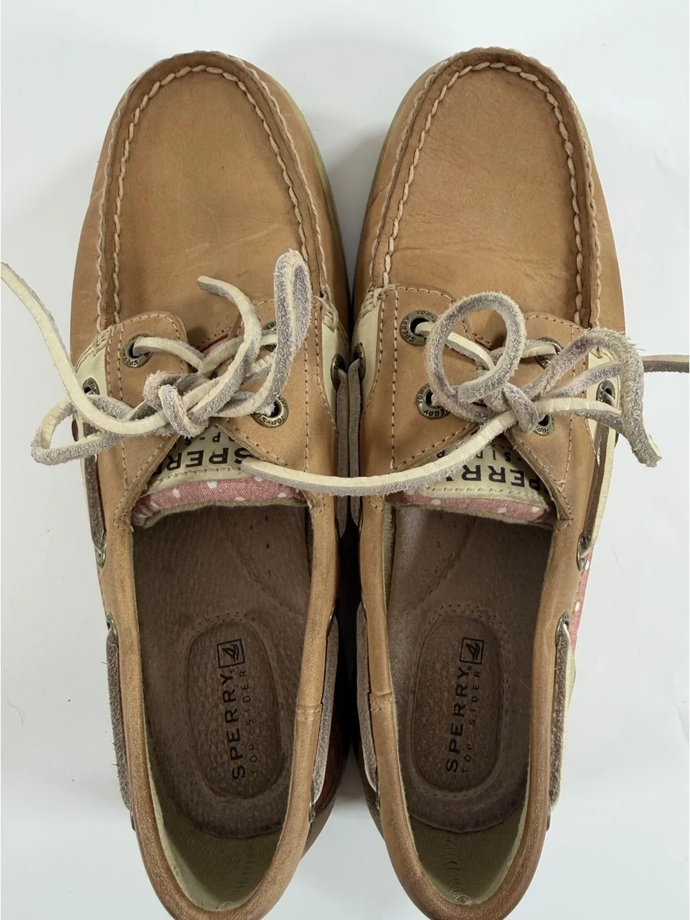 Sperry Top Sider Leather Boat‎ Shoes in Tan